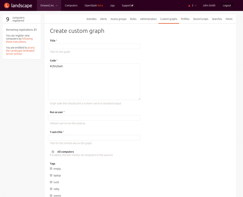 Create custom graph