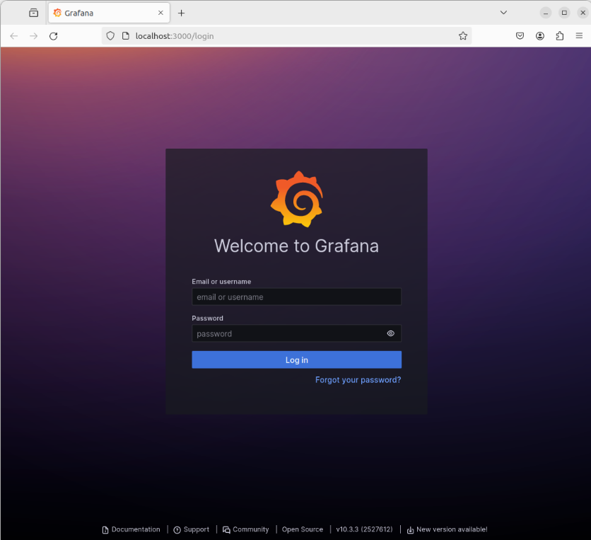 Welcome to Grafana